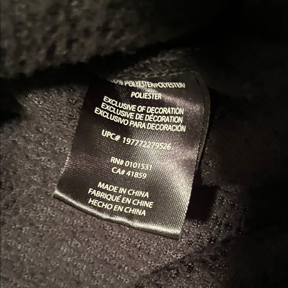Disney Nightmare Before Christmas Black Sherpa pullover - Picture 6 of 7
